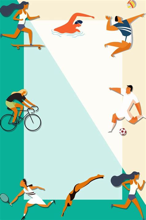 physical education background design